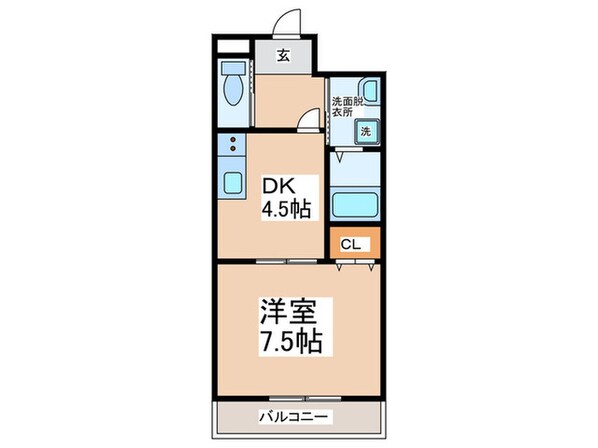 ブエナビスタ貝塚の物件間取画像